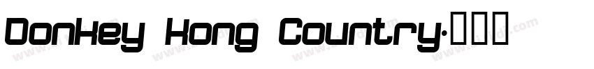 Donkey Kong Country字体转换